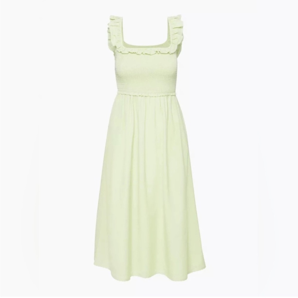 Aritzia Wilfred Reminisce Dress in Sage Green